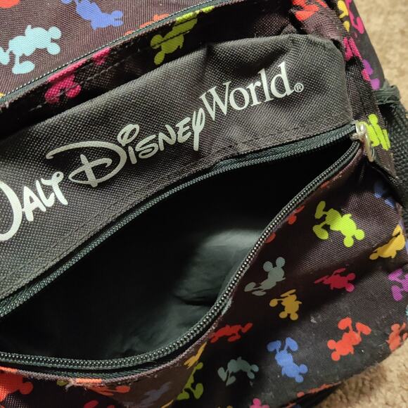 Walt Disney World Exclusive Authentic Original Mickey Backpack 3 Zip Pockets - Picture 2 of 9